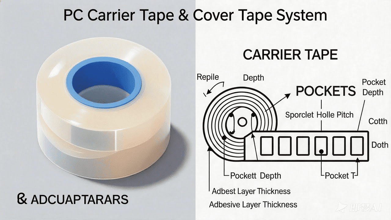 PC Carrier Tape and Heat-Seal Cover Tape: Compatibility, Process Control, and Application Guide