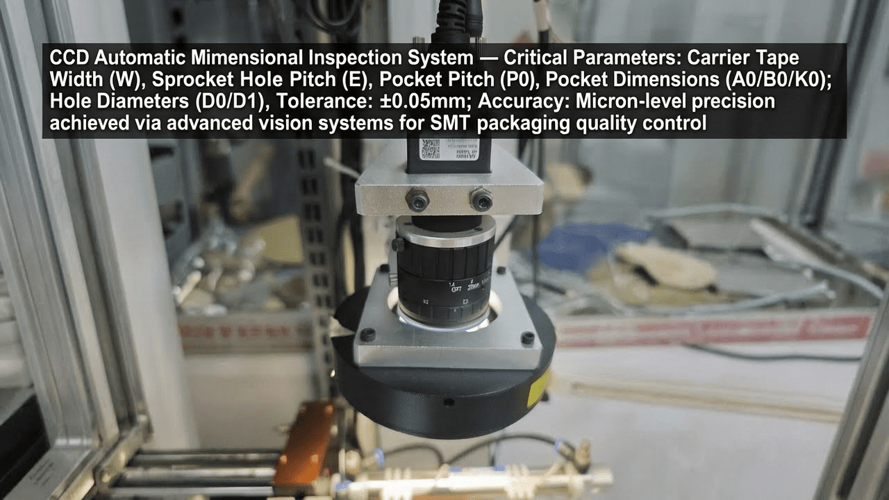 CCD Automatic Dimensional Inspection Technology for SMT Carrier Tapes: Precision, Process Control, and Quality Assurance