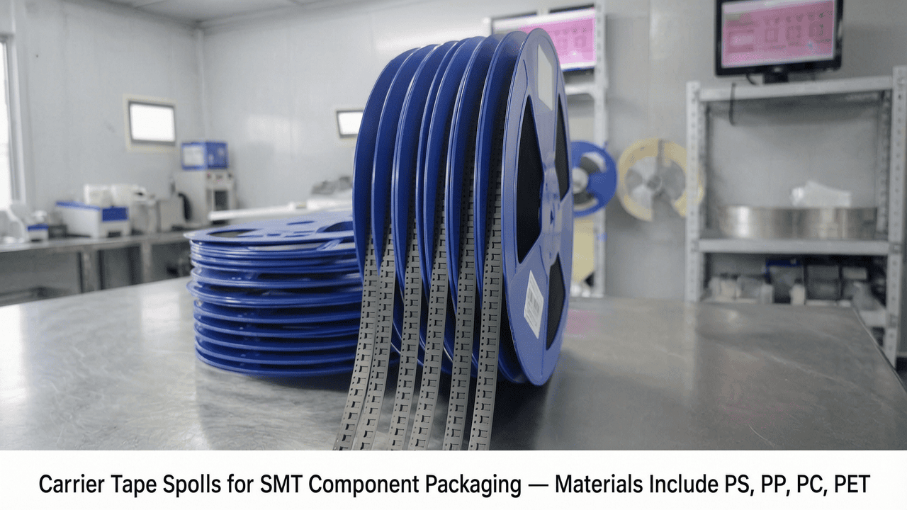 Comprehensive Technical Analysis of SMT Carrier Tape Materials: Optimizing Selection Between PS, PP, PC, and PET for High-Performance Electronic Packaging